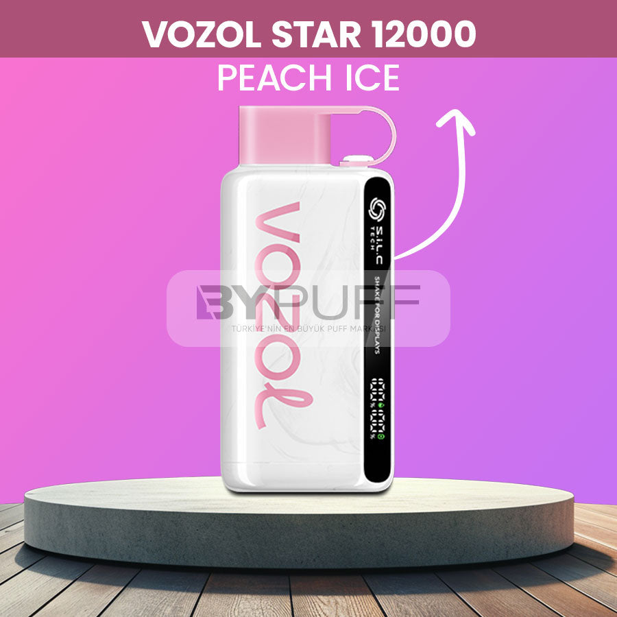 Vozol 12000 Peach ice