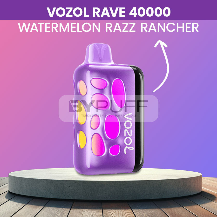 Vozol Rave 40000 Watermelon Razz Rancher